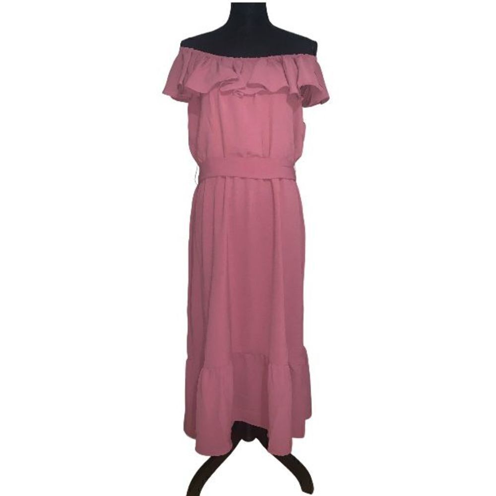DKNY Tiered Maxi Dress